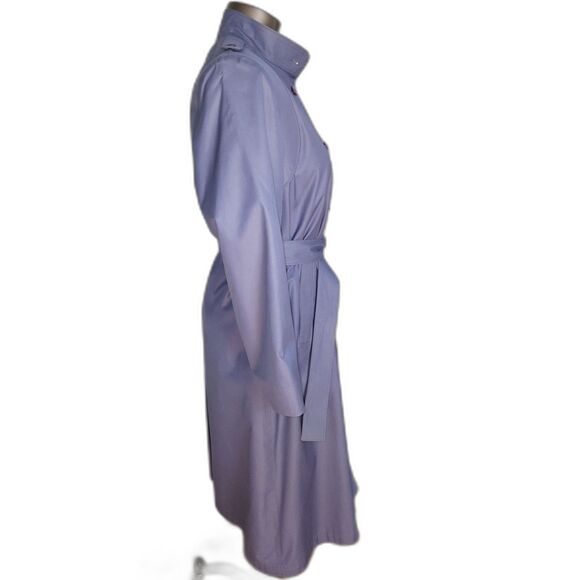 Vintage London Fog Maincoats Light Purple Trench Coat Size 6P - Picture 2 of 12